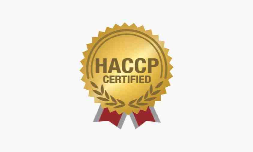 HACCP Certificate
